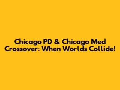 Chicago PD & Chicago Med Crossover: When Worlds Collide!