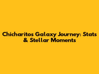 Chicharito's Galaxy Journey: Stats & Stellar Moments