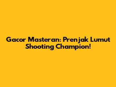 Gacor Masteran: Prenjak Lumut Shooting Champion!