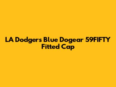 LA Dodgers Blue Dogear 59FIFTY Fitted Cap