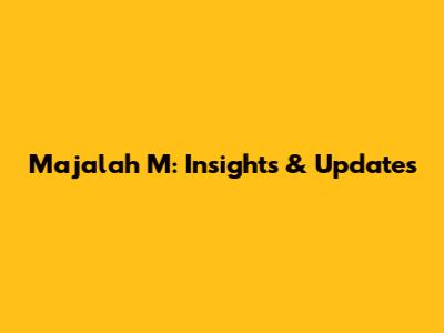 Majalah M: Insights & Updates