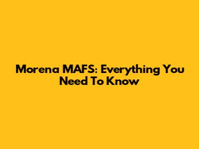 Morena MAFS: Everything You Need To Know