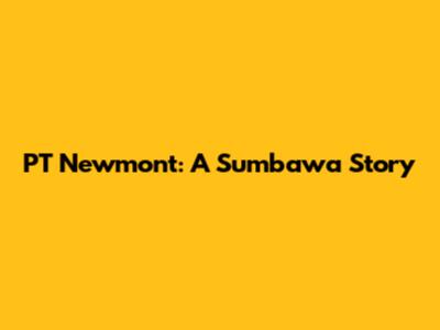 PT Newmont: A Sumbawa Story