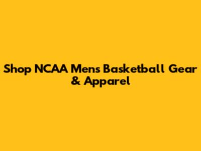 Shop NCAA Men's Basketball Gear & Apparel