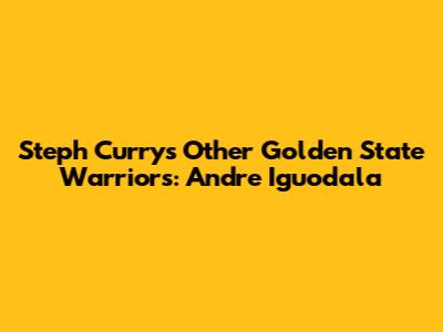 Steph Curry's Other Golden State Warriors: Andre Iguodala